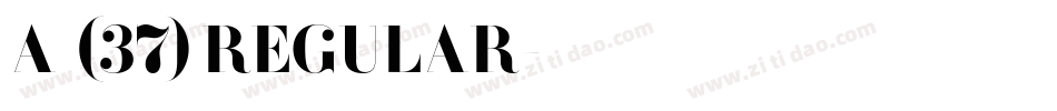 A萍 (37) REGULAR字体转换